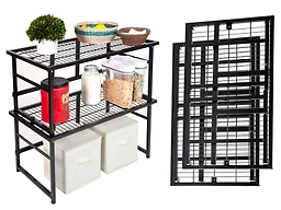 Origami R1-2-BLA Origami Stackable Rack 2PK Black