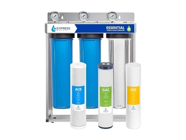 Express Water Whole House Water Filter System, 3 Stage