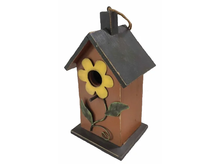 9.5" Sunflower Bird House