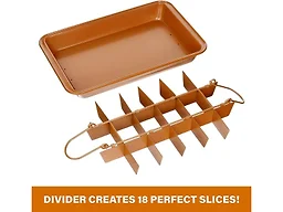 Multi-Pack Baking Pan with Built in Slicer