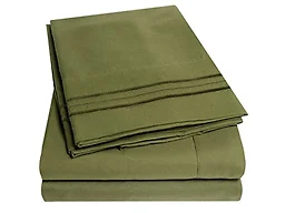Classic Solid Microfiber Sheet Set