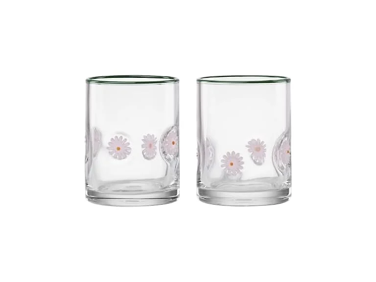 Oneida Glassware, 24 Seven First Bloom Flower, Set of 2