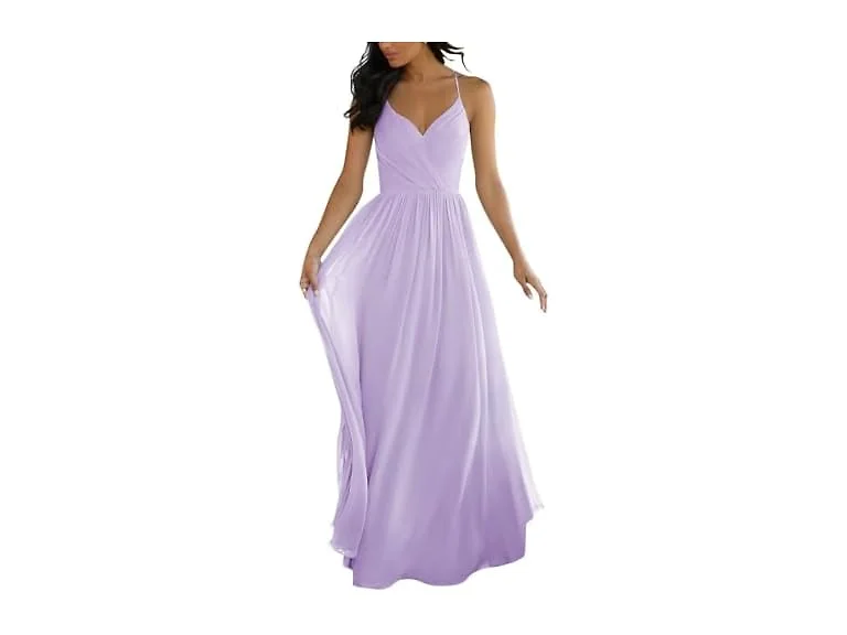 Vkbridal Women (4) Chiffon Bridesmaid Long Wedding