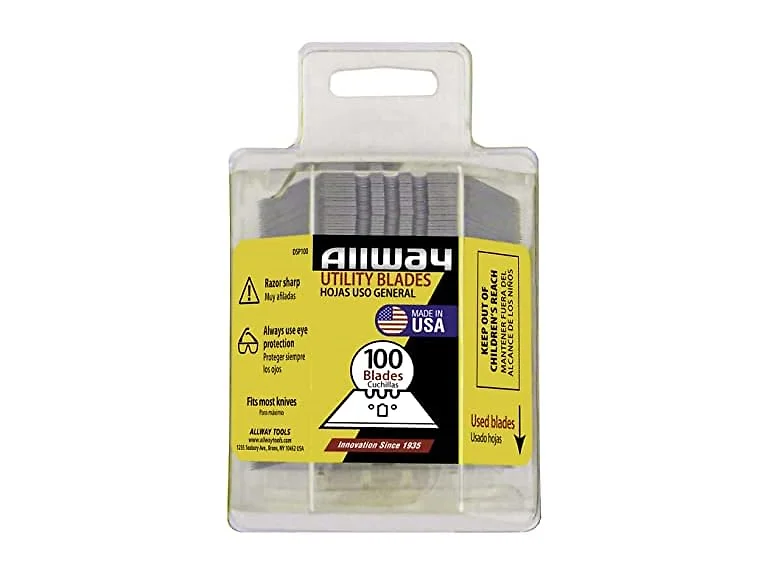 ALLWAY DSP100 Utility Knife Blades 100pk