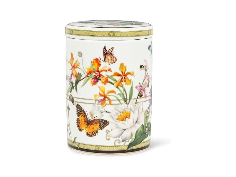 Abbott Collection Butterfly Garden Canister