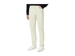 Amazon Essentials Men's Slim Fit Garment Dyed Five Pocket Pants, Ivory, 28W x 28L