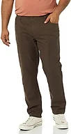 Amazon Essentials Men's Skinny-Fit 5-Pocket Stretch Twill Chino Pants (Previously Goodthreads), Brown, 42W x 36L