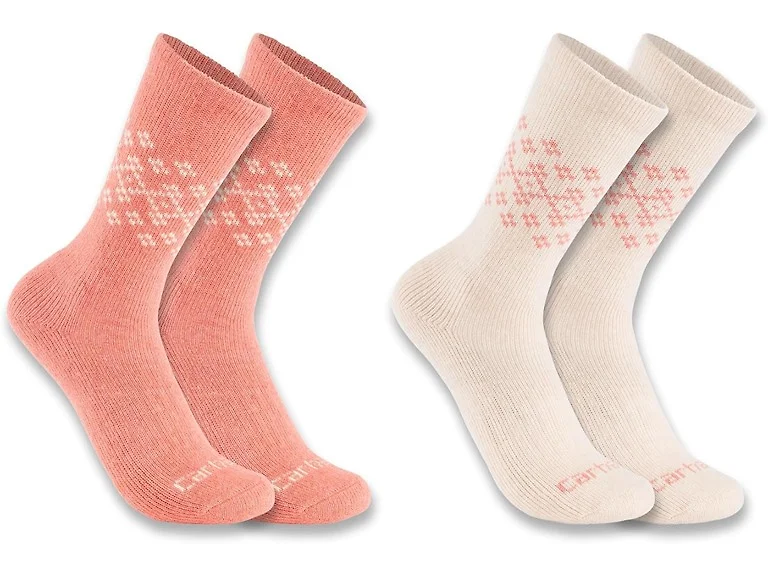 Carhartt Women's Fairisle Crew 2-Pack (Large)