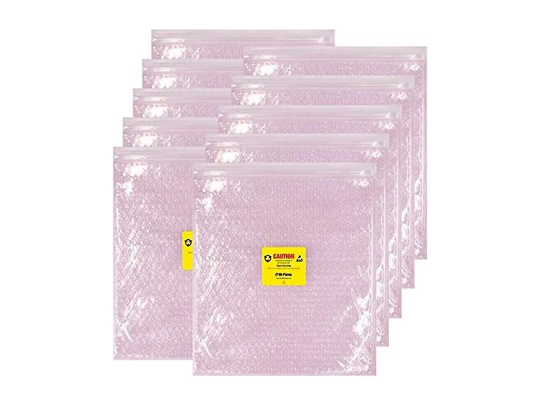Anti Static Bubble Bags(XX-Large Qty 60) Pink