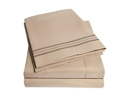 Classic Solid Microfiber Sheet Set