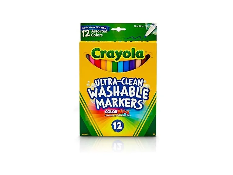 Crayola Washable Markers - 12-Per Box