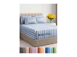 6 Piece Extra Deep Breathable Sheet Set