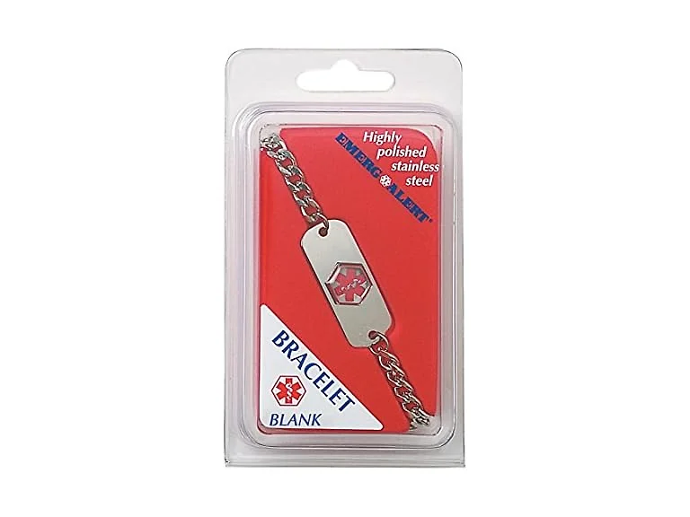 Apothecary Medical Alert Bracelet Silver