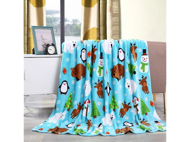 Micro Plush Holiday Decorative Throw