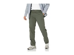 Amazon Essentials Men's Slim-Fit Wrinkle-Resistant Flat-Front Chino Pant, Olive, 33W x 34L