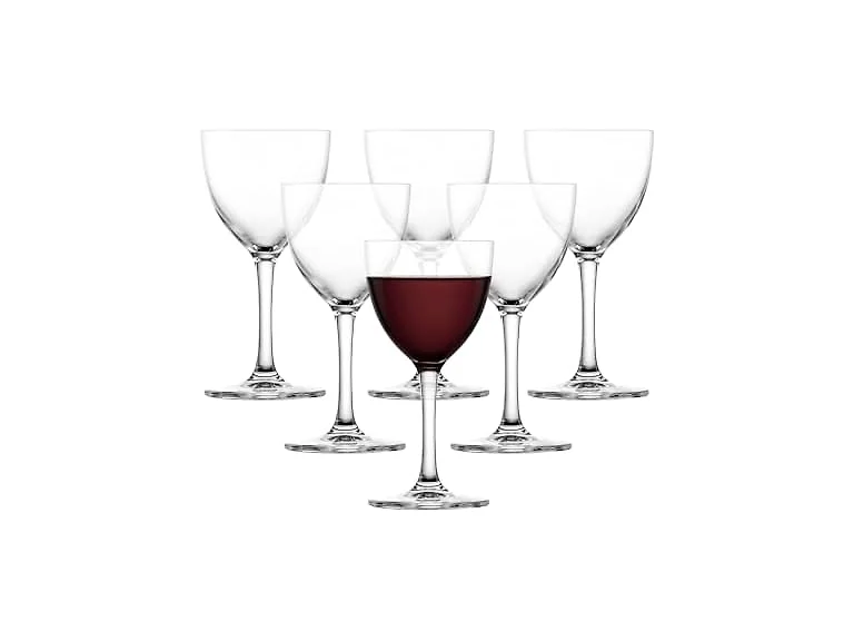 Eater x Zwiesel Fortessa Folly Crystal Glass, 6 Ounce Cocktail (Set of 6), Clear