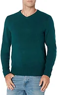 Amazon Essentials Men's Long-Sleeve Soft Touch Sweater, Forest Green, Small