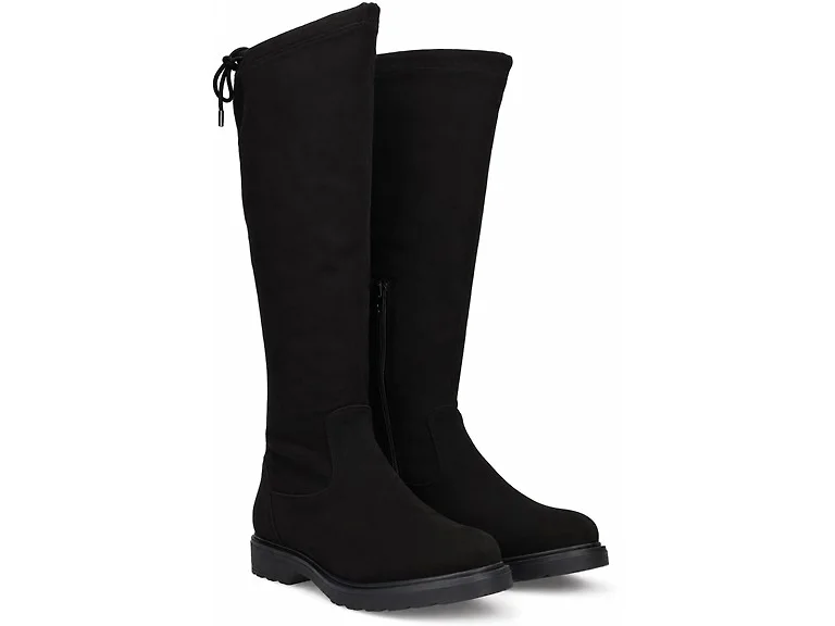 Goat Suede Stretch Tall Boots