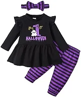 My 1st Halloween Baby Girl Ruffle Outfit