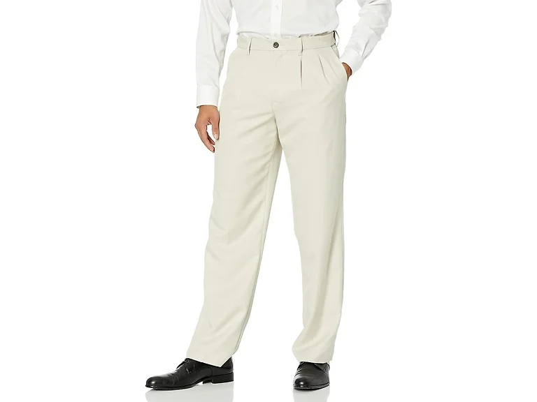 Amazon Essentials Men's Pleated Dress Pants