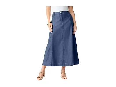 Roaman's Women (12 Plus Tall) 24/7 Stretch Skirt