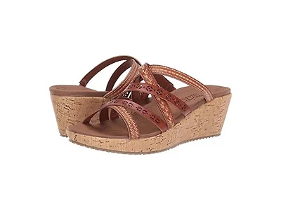 Skechers Women's Beverlee-Tiger Posse Wedge Sandal