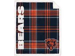 NFL Team Classic Plaid Throw - Chicago Bears