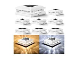 Bosceos KN0001 Solar Post Lights 8-Pack
