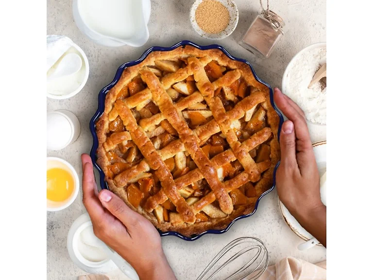 Le Regalo Stoneware Pie Dish