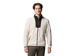 Columbia Men's Sequoia Grove Full Zip Fleece Jacket, Dark Stone/Black, Medium