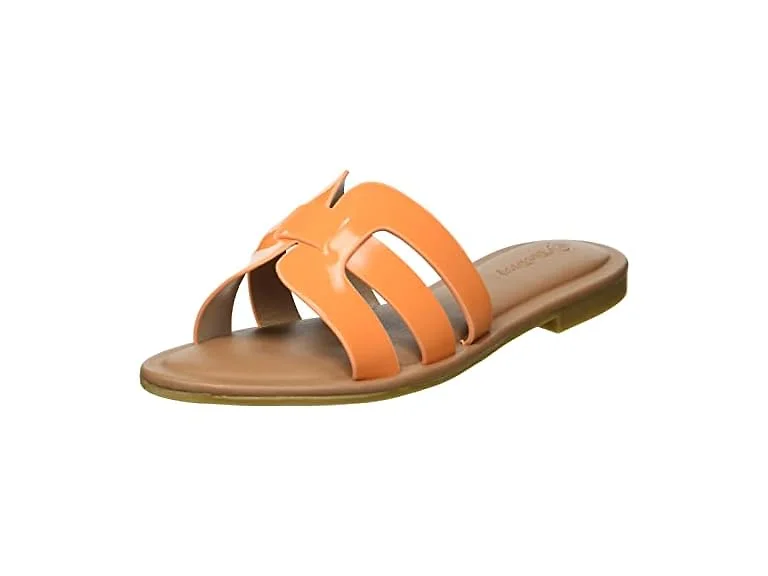 The Drop Women's Monika Flat H-Band Slide Sandal