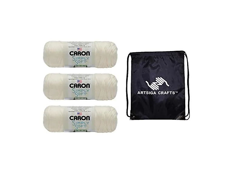 Caron Simply Soft Solids Off White