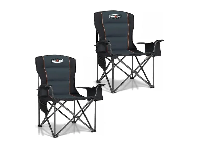 Overmont 2-Pack Camping Chair 450lb
