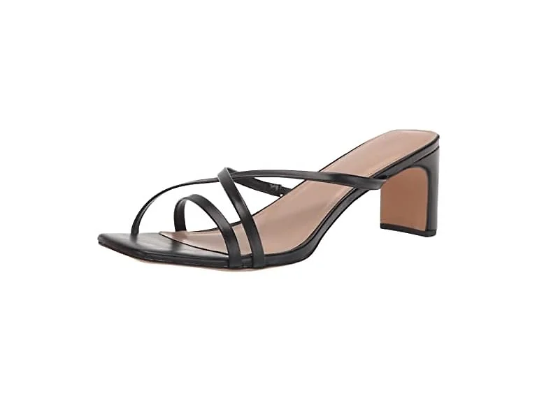 The Drop Women's Amelie Strappy Square Toe Heeled Sandal