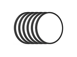 Brightever B0FF5CCRRP 12 Inch Black LED Flush Mount 
