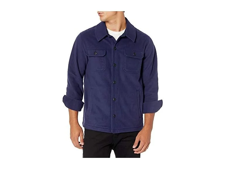 Amazon Essentials Men's Polar Fleece Shirt Jacket