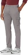 Amazon Essentials Men's Slim-Fit Stretch Cargo Pants with Tapered Leg, Dark Grey, 42W x 29L