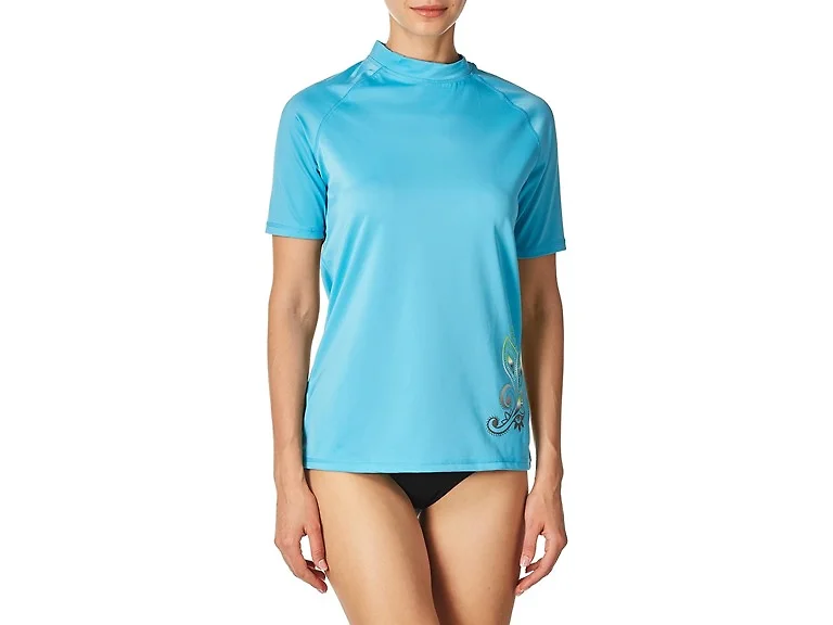Kanu Surf Women (M) UPF 50+ Short Top Marina Aqua