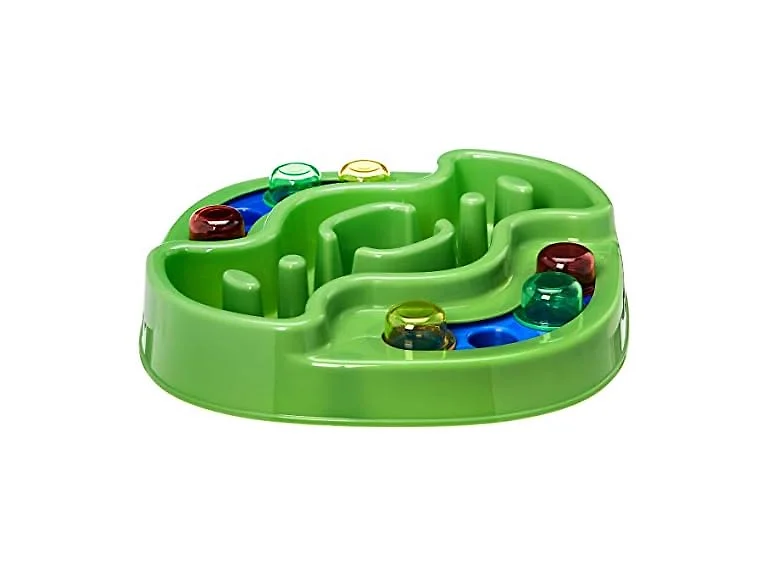 Amazon Basics Pet Activity Center and Feeder, Green
