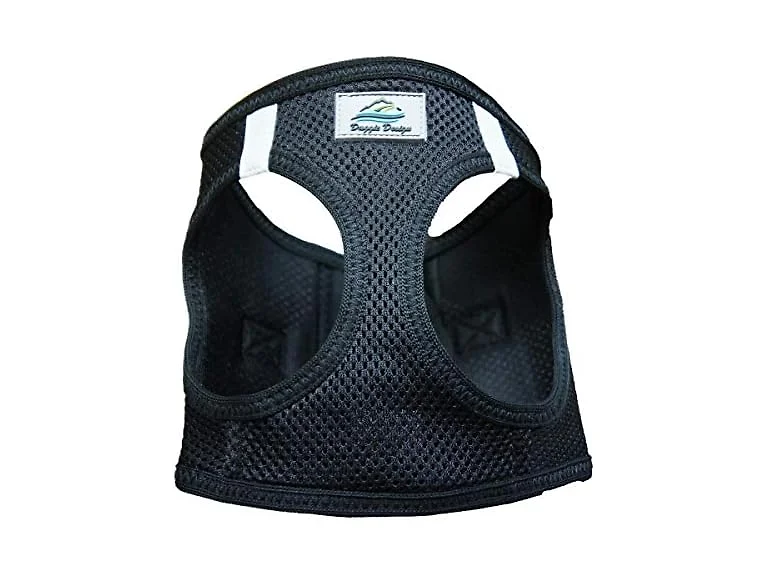 Doggie Design Choke-Free Mesh Harness - Black