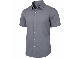 James Tailor LC-JMMS-250-GY-S Small Mens S/S Stretch Dress S