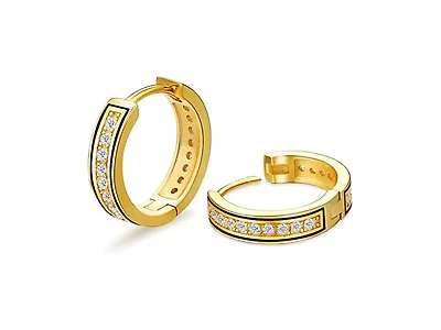 KRKC&CO NS615078 Hoop earrings men