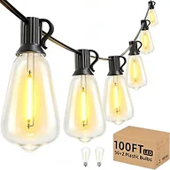 Svater Outdoor String Lights, Outside LED Patio Light Waterproof