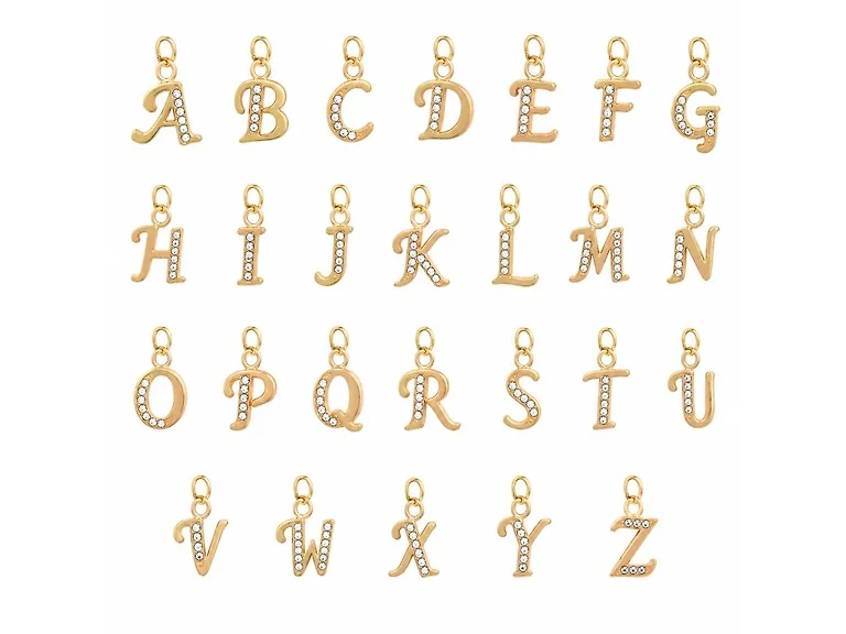 Initial Letter Pendant Necklace