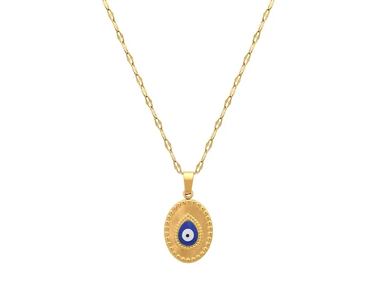 18K Gold Plated Evil Eye Necklace