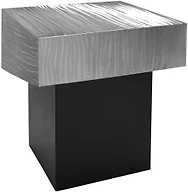 Meridian MRD-255-ET Palladium Iron End Table Silve