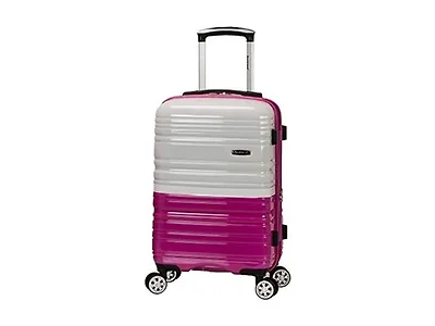 Rockland Melbourne Hardside  Luggage, Carry-On 20", Two Tone