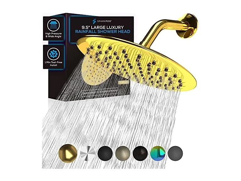 9.5" High Pressure Rain Shower Head