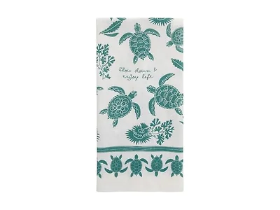 Karma Waterfont Tea Towel, 100% Cotton
