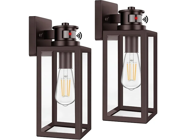 TOBUSA 2Pk 13.25" Motion Sensor Outdoor Lights